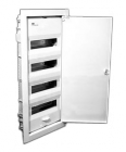 Щит ABB UK 540S (48-56 модулей), врезной, белый с белой металлической дверью